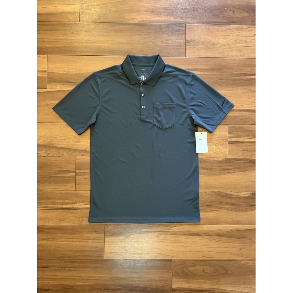 FedEx Uniform Nike Golf Pocket Polo Shirt Gray NWT Work Men's Size Small S